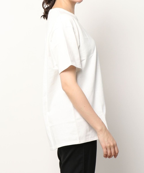 Lee(リー)の「Lee/リー DENIM POCKET TEE/ピスネーム ワンポイント刺繍 デニム ポケット 半袖Tシャツ(Tシャツ/カットソー・メンズ・ホワイト/ブラック/イエロー/オレンジ/ブルー・M/L/XL)」の6枚目の写真