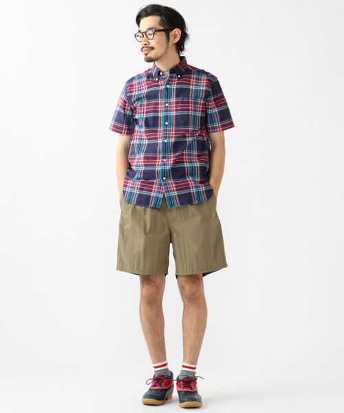 BEAMS PLUS（ビームスプラス）の「BEAMS PLUS / インディアン マドラスチェック ショートスリーブ ボタンダウン シャツ（シャツ/ブラウス・メンズ・ネイビー/グリーン/レッド/その他・LARGE/SMALL/X-LARGE/MEDIUM）」の20枚目の写真