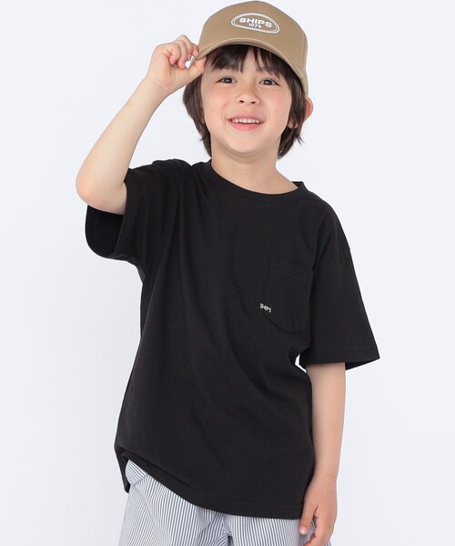 SHIPS（シップス）の「【累計販売数1万枚突破!!】【WEB限定】SHIPS KIDS:100～160cm /SHIPS マイクロロゴ Tシャツ（Tシャツ/カットソー・キッズ・ホワイト/ブラック/ライトグリーン/ネイビー/ラベンダー/キャメル/ホワイト系/オレンジ/ライトブルー・100/110/120/130/S/145/M/160）」の12枚目の写真