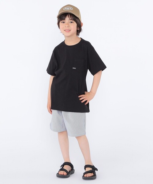 SHIPS（シップス）の「【累計販売数1万枚突破!!】【WEB限定】SHIPS KIDS:100～160cm /SHIPS マイクロロゴ Tシャツ（Tシャツ/カットソー・キッズ・ホワイト/ブラック/ライトグリーン/ネイビー/ラベンダー/キャメル/ホワイト系/オレンジ/ライトブルー・100/110/120/130/S/145/M/160）」の17枚目の写真