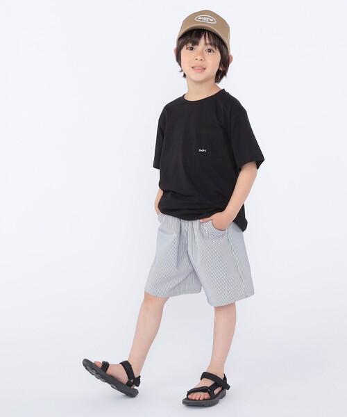 SHIPS（シップス）の「【累計販売数1万枚突破!!】【WEB限定】SHIPS KIDS:100～160cm /SHIPS マイクロロゴ Tシャツ（Tシャツ/カットソー・キッズ・ホワイト/ブラック/ライトグリーン/ネイビー/ラベンダー/キャメル/ホワイト系/オレンジ/ライトブルー・100/110/120/130/S/145/M/160）」の19枚目の写真