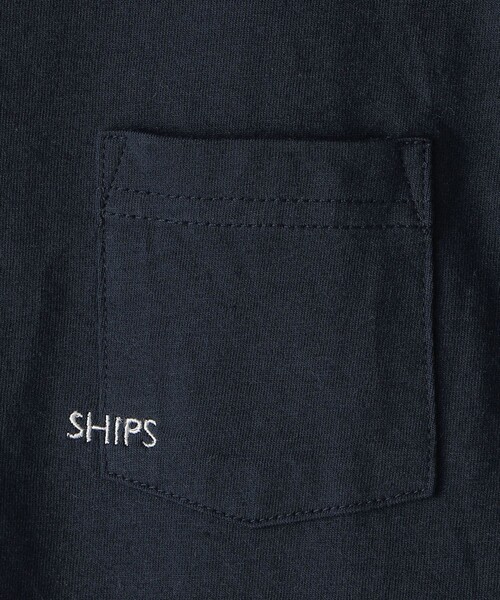 SHIPS（シップス）の「【累計販売数1万枚突破!!】【WEB限定】SHIPS KIDS:100～160cm /SHIPS マイクロロゴ Tシャツ（Tシャツ/カットソー・キッズ・ホワイト/ブラック/ライトグリーン/ネイビー/ラベンダー/キャメル/ホワイト系/オレンジ/ライトブルー・100/110/120/130/S/145/M/160）」の13枚目の写真