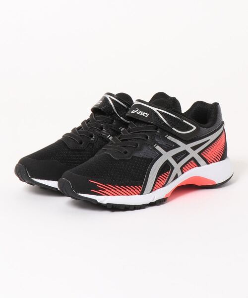 ASICS（アシックス）の「asics LAZERBEAM アシックスレーザービーム LAZERBEAM RG-MG キッズスニーカー【軽量】 1154A123（スニーカー・キッズ・ブラック/パープル系その他/ブラック×シルバー/ブルー/イエロー/カーキ・22.0cm/24.0cm/23.5cm/21.5cm/23.0cm/22.5cm/21.0cm/19.0cm/24.5cm/20.0cm）」の3枚目の写真