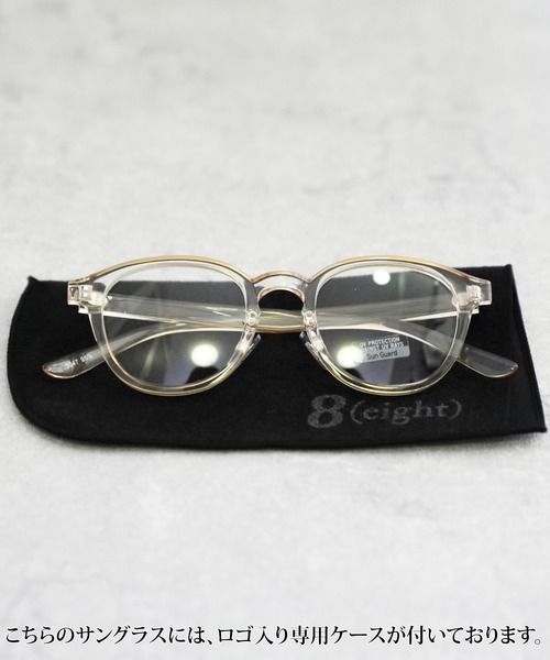 ８(eight)（エイト）の「カラーウェリントンサングラス（サングラス・メンズ・クリア/ブラック系その他/ブラウン系その他/ゴールド系その他/ブラック系その他2/ブラック系その他3/ブラック系その他4/ブラウン系その他2/ゴールド系その他2/ブラック系その他6/ブラック系その他7/ブラック系その他5・FREE）」の13枚目の写真