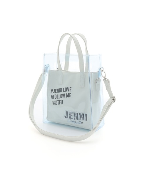 JENNI love（ジェニィラブ）の「2wayクリアトートバッグ（トートバッグ