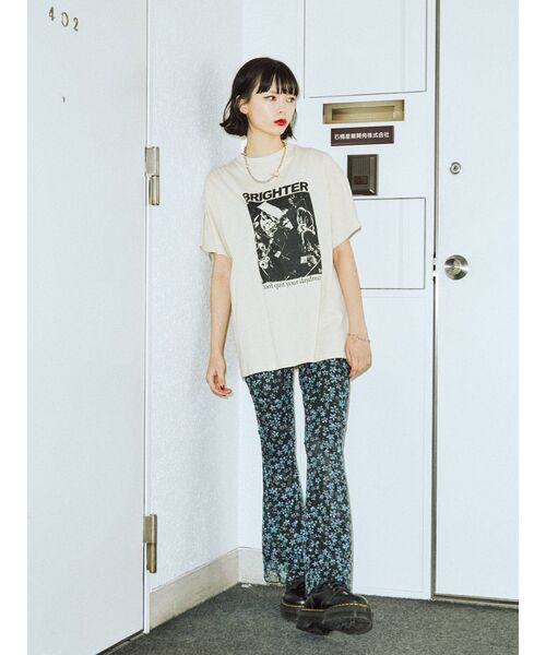 jouetie（ジュエティ）の「メッシュフィットフレアパンツ（その他パンツ・レディース・ブラック/グリーン/その他1/その他2・MEDIUM）」の5枚目の写真