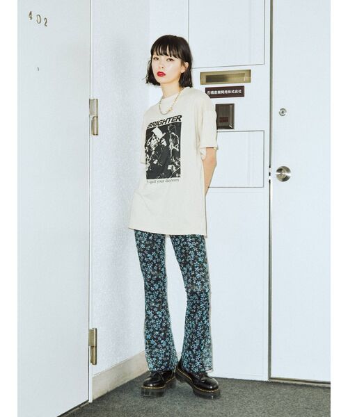 jouetie（ジュエティ）の「メッシュフィットフレアパンツ（その他パンツ・レディース・ブラック/グリーン/その他1/その他2・MEDIUM）」の7枚目の写真