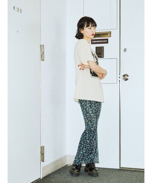 jouetie（ジュエティ）の「メッシュフィットフレアパンツ（その他パンツ・レディース・ブラック/グリーン/その他1/その他2・MEDIUM）」の10枚目の写真