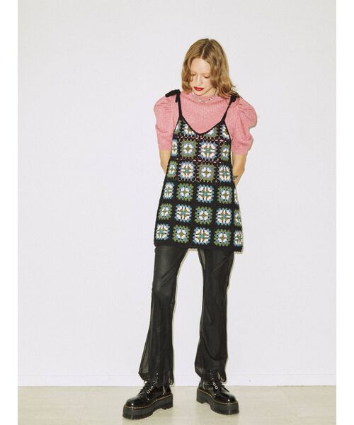 jouetie（ジュエティ）の「メッシュフィットフレアパンツ（その他パンツ・レディース・ブラック/グリーン/その他1/その他2・MEDIUM）」の14枚目の写真