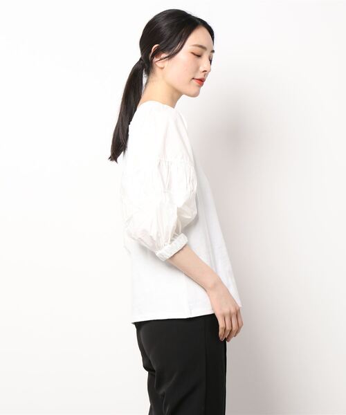 LOWRYS FARM（ローリーズファーム）の「2WAYパフスリーブTシャツ