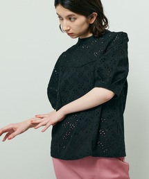 Lui's | ジオメトリックレーストップス(Tシャツ/カットソー)