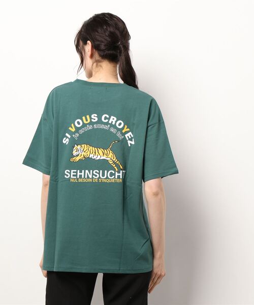 SpRay(スプレイ)の「TIGER Tシャツ(Tシャツ/カットソー・レディース・ブラック/オフホワイト/イエロー/グリーン/レッド系その他・FREE)」の7枚目の写真