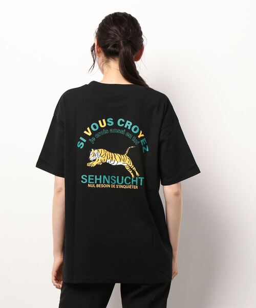 SpRay(スプレイ)の「TIGER Tシャツ(Tシャツ/カットソー・レディース・ブラック/オフホワイト/イエロー/グリーン/レッド系その他・FREE)」の9枚目の写真