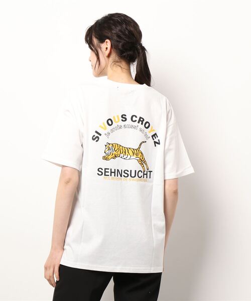SpRay(スプレイ)の「TIGER Tシャツ(Tシャツ/カットソー・レディース・ブラック/オフホワイト/イエロー/グリーン/レッド系その他・FREE)」の10枚目の写真