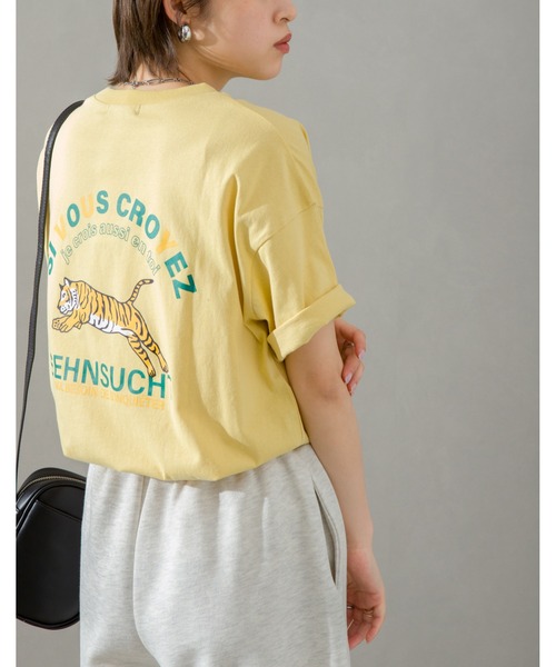 SpRay(スプレイ)の「TIGER Tシャツ(Tシャツ/カットソー・レディース・ブラック/オフホワイト/イエロー/グリーン/レッド系その他・FREE)」の1枚目の写真