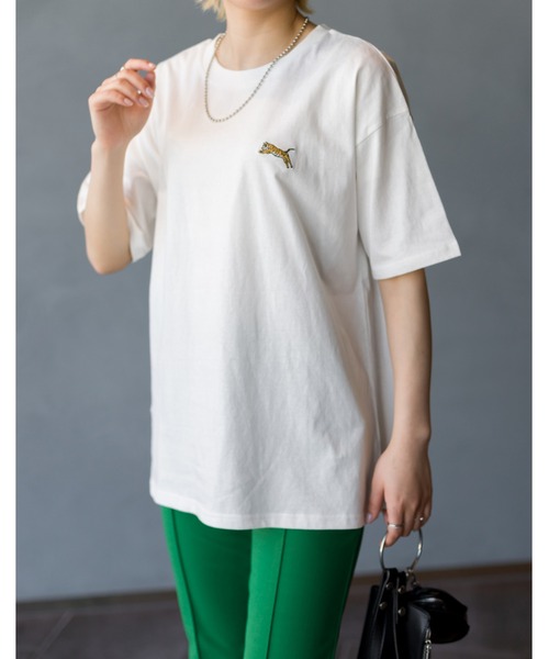 SpRay(スプレイ)の「TIGER Tシャツ(Tシャツ/カットソー・レディース・ブラック/オフホワイト/イエロー/グリーン/レッド系その他・FREE)」の13枚目の写真