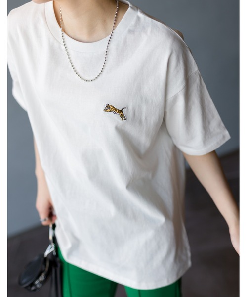 SpRay(スプレイ)の「TIGER Tシャツ(Tシャツ/カットソー・レディース・ブラック/オフホワイト/イエロー/グリーン/レッド系その他・FREE)」の15枚目の写真