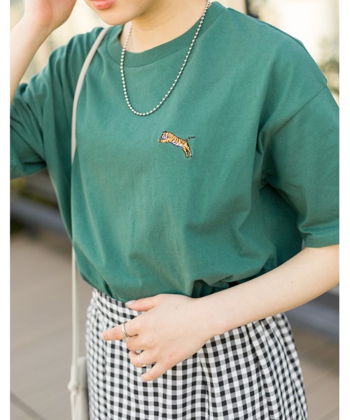SpRay(スプレイ)の「TIGER Tシャツ(Tシャツ/カットソー・レディース・ブラック/オフホワイト/イエロー/グリーン/レッド系その他・FREE)」の17枚目の写真