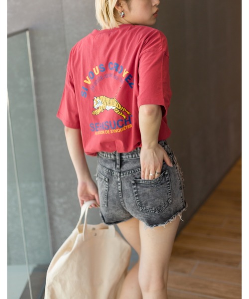 SpRay(スプレイ)の「TIGER Tシャツ(Tシャツ/カットソー・レディース・ブラック/オフホワイト/イエロー/グリーン/レッド系その他・FREE)」の22枚目の写真