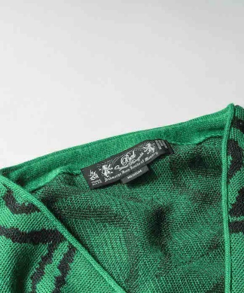 bal(バル)の「BAL JACQUARD RAMIE CARDIGAN(カーディガン/ボレロ・メンズ・グリーン・M/L)」の4枚目の写真