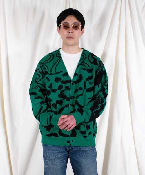 bal(バル)の「BAL JACQUARD RAMIE CARDIGAN(カーディガン/ボレロ・メンズ・グリーン・M/L)」の10枚目の写真