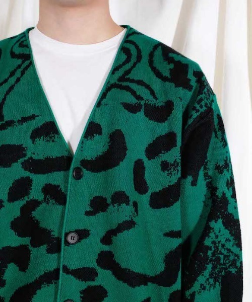 bal(バル)の「BAL JACQUARD RAMIE CARDIGAN(カーディガン/ボレロ・メンズ・グリーン・M/L)」の8枚目の写真