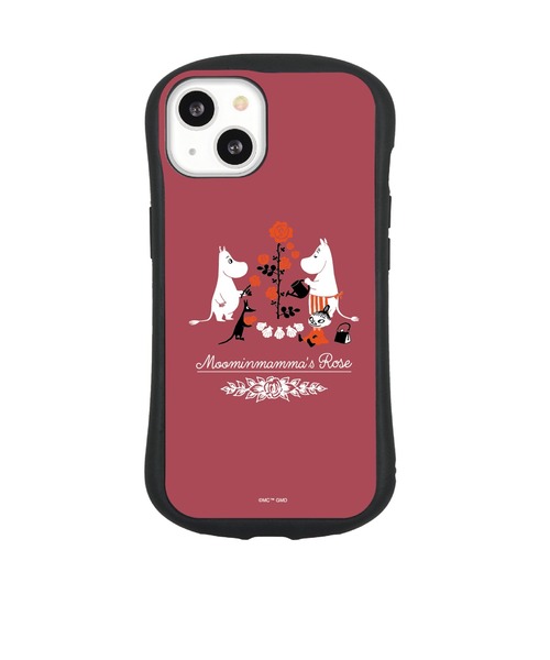 MOOMIN（ムーミン）の「MOOMIN/ムーミン【Moominmamma`s Rose】　ハイブリッドガラスケース　iPhone13対応 ハイブリッドガラスケース（スマホケース/カバー・レディース・コーラルピンク/ローズ・ONE SIZE）」の2枚目の写真