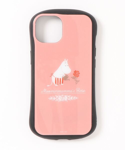 MOOMIN（ムーミン）の「MOOMIN/ムーミン【Moominmamma`s Rose】　ハイブリッドガラスケース　iPhone13対応 ハイブリッドガラスケース（スマホケース/カバー・レディース・コーラルピンク/ローズ・ONE SIZE）」の3枚目の写真
