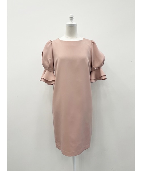 Areeam（アリーム）の「袖タックワンピース（ドレス・レディース・ライトピンク/ブラック・FREE）」の18枚目の写真