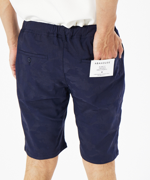 ABAHOUSE GRAY(アバハウスグレイ)の「カモフラ柄 ジャガード ストレッチ イージー ショートパンツ(その他パンツ・メンズ・ネイビー/ブラック・46/48/50)」の9枚目の写真
