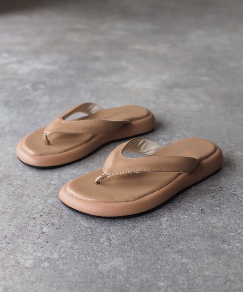 Riberry（リベリー）の「厚底ビーチサンダル（サンダル・レディース・ブラック/ベージュ/アイボリー・MEDIUM/LARGE）」の7枚目の写真