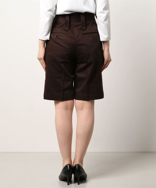 Bshop（ビショップ）の「Tangent | ブリティッシュアーミー チノショーツ WOMEN（その他パンツ・レディース・ダークブラウン/ベージュ・38/36）」の4枚目の写真