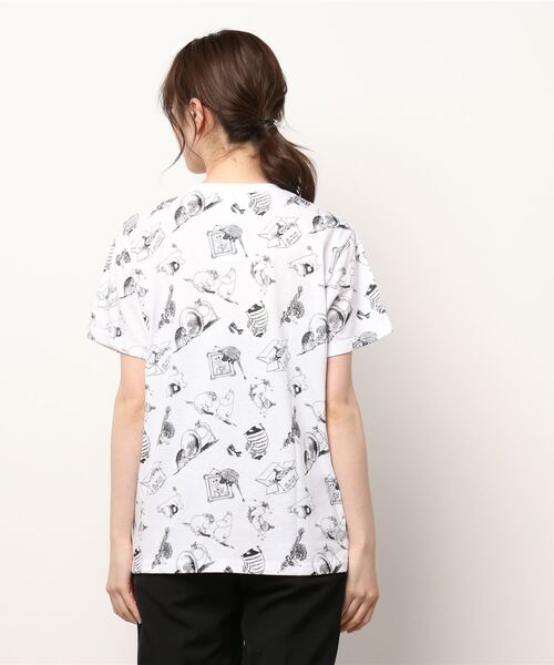 MOOMIN(ムーミン)の「【 MOOMIN 】 総柄クールTシャツ (ムーミン谷の冬/コミック)(Tシャツ/カットソー・レディース・その他1/その他2・MEDIUM/LARGE/X-LARGE)」の4枚目の写真
