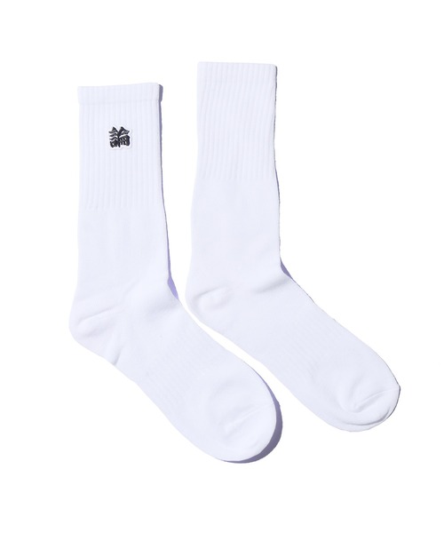 LONELY/論理（ロンリー）の「LONELY(論理)/ロンリー SOCKS ロゴ靴下 2足セット（ソックス/靴下・メンズ・ホワイト×ブラック・FREE）」の12枚目の写真