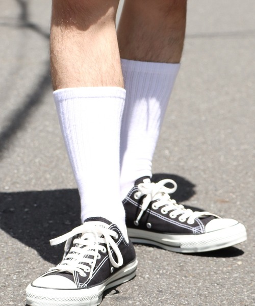 LONELY/論理（ロンリー）の「LONELY(論理)/ロンリー SOCKS ロゴ靴下 2足セット（ソックス/靴下・メンズ・ホワイト×ブラック・FREE）」の15枚目の写真