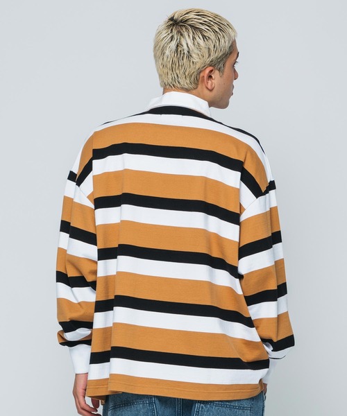 XLARGE（エクストララージ）の「STRIPED RUGBY SHIRT（Tシャツ