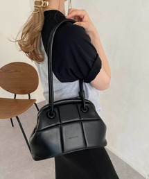 CAPRICIEUX LE'MAGE | 〈WEB限定カラー・イエロー〉パフブロッキングガマ口バッグ(ショルダーバッグ)