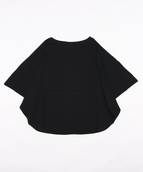 Q(キュー)の「エアリーラウンドT(Tシャツ/カットソー・レディース・ホワイト/ブラック/ワインレッド・MEDIUM)」の7枚目の写真