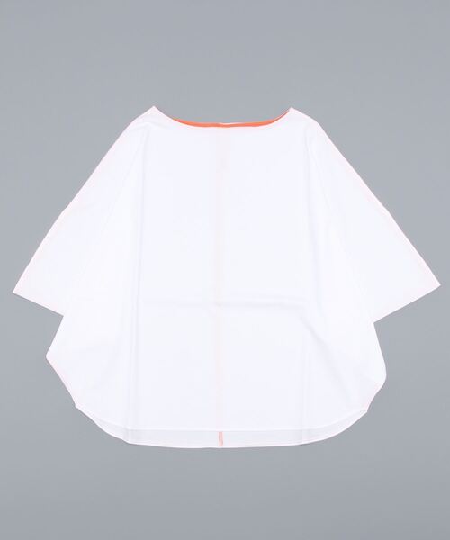 Q(キュー)の「エアリーラウンドT(Tシャツ/カットソー・レディース・ホワイト/ブラック/ワインレッド・MEDIUM)」の13枚目の写真