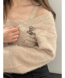 E/Mロゴブローチ