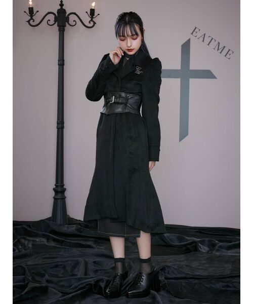 EATME（イートミー）の「E/Mロゴブローチ（ブローチ/コサージュ・レディース・ピンク/ブラック・FREE）」の3枚目の写真