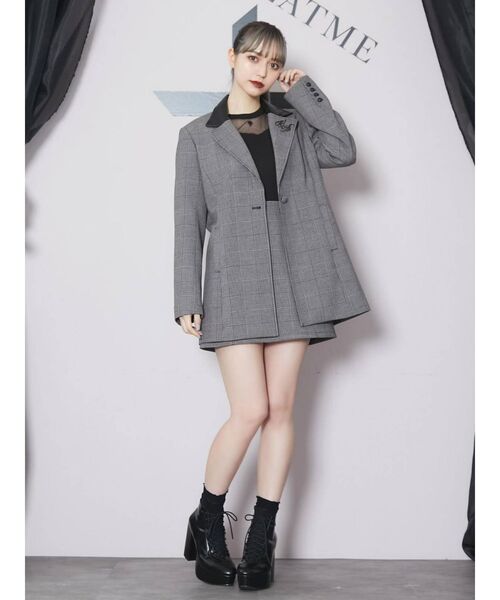 EATME（イートミー）の「E/Mロゴブローチ（ブローチ/コサージュ・レディース・ピンク/ブラック・FREE）」の7枚目の写真