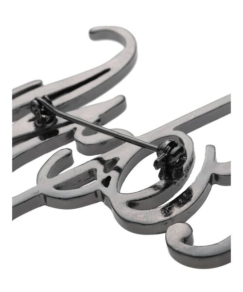 EATME（イートミー）の「E/Mロゴブローチ（ブローチ/コサージュ・レディース・ピンク/ブラック・FREE）」の8枚目の写真