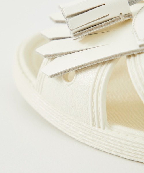 BENCH(BENSAN)(ベンチ)の「BENSAN-D LOAFER RIBBON TUSSEL(サンダル・メンズ・ホワイト/ブラック・L/XL)」の19枚目の写真