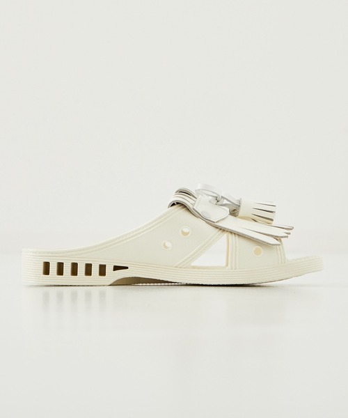 BENCH(BENSAN)(ベンチ)の「BENSAN-D LOAFER RIBBON TUSSEL(サンダル・メンズ・ホワイト/ブラック・L/XL)」の15枚目の写真