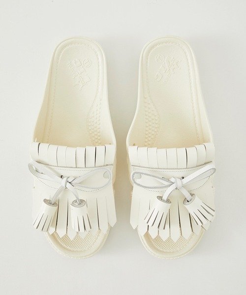 BENCH(BENSAN)(ベンチ)の「BENSAN-D LOAFER RIBBON TUSSEL(サンダル・メンズ・ホワイト/ブラック・L/XL)」の13枚目の写真