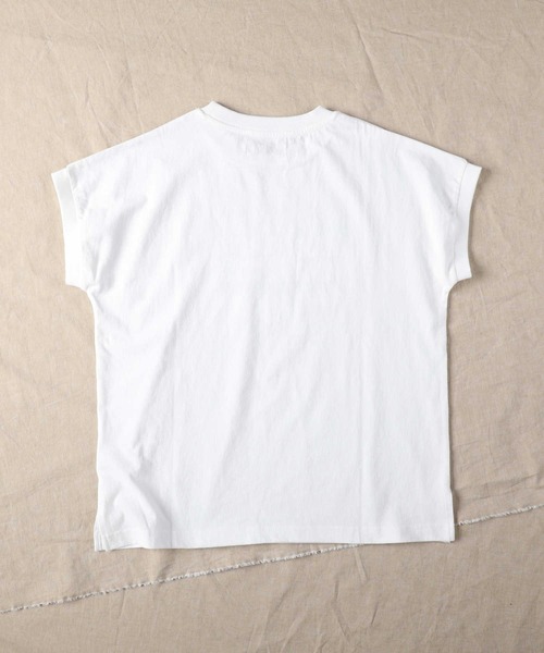 HONEYSUCKLE ROSE（ハニーサックルローズ）の「【HONEYSUCKLE ROSE】フレンチスリーブプリントＴシャツ（Tシャツ/カットソー・レディース・ブラック/ホワイト/レッド・M/L）」の20枚目の写真
