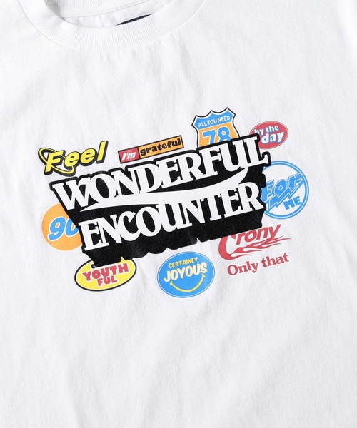 HONEYSUCKLE ROSE（ハニーサックルローズ）の「【HONEYSUCKLE ROSE】フレンチスリーブプリントＴシャツ（Tシャツ/カットソー・レディース・ブラック/ホワイト/レッド・M/L）」の21枚目の写真