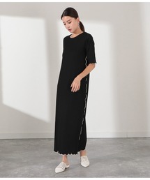 CHILLE | 配色メローワンピース(ワンピース)