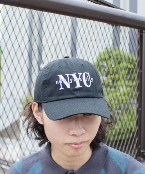 newhattan（ニューハッタン）の「【NEW HATTAN/ニューハッタン】NYC 刺繍ロゴ キャップ embroidery（キャップ・メンズ・オレンジ/オフホワイト/イエロー/ライトブルー/ネイビー/インディゴブルー/グリーン/ベージュ/ライトパープル/ベージュ系その他4/ブラック/チャコールグレー・FREE）」の16枚目の写真